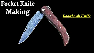 LockBack Pocket Knife Making - #RajputKnives