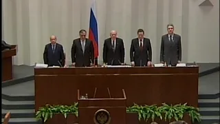 Federation Council - Soviet Anthem Handover Patrotic Song Last Time! Anthem Russia 2000 - 20.12.2000