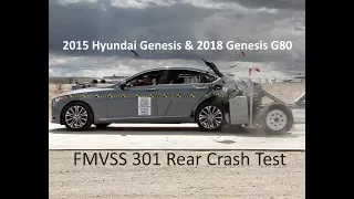 2015-2019 Hyundai Genesis/Genesis G80 FMVSS 301 Rear Crash Test (50 Mph)