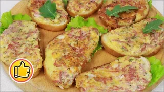 Горячие Бутерброды на Сковороде, БЫСТРО! | Hot Sandwiches