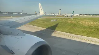 Ryanair engine roar takeoff from Dublin Airport