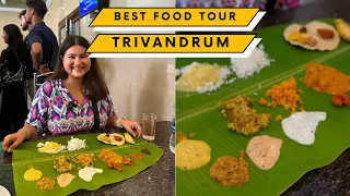 Best SADHYA I have ever eaten! A Day In TRIVANDRUM | Food Tour, Temple & More