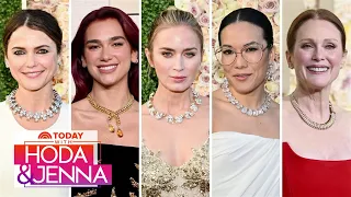 See iconic looks from the red carpet at the 2024 Golden Globes