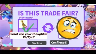 AHH😭 I DECLINED THEIR OFFER TWICE FOR GIRAFFE😱 BUT ENDED UP DOING IT & REGRET IT😞😩 Adopt Me - Roblox