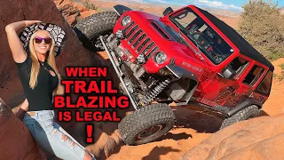 When TRAIL BLAZING IS LEGAL - We Create Our Own Obstacles!