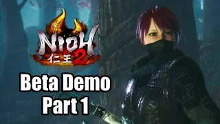 NIOH 2 Gameplay Walkthrough Part 1 Beta Demo PS4 PRO - No Commentary