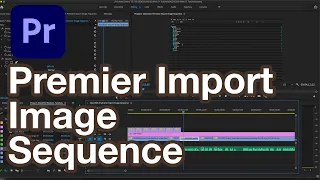 How to Import an Image Sequence into Adobe Premiere Tutorial