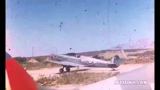 Spitfire color footage - RAF - Italy WW2