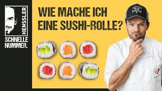 Wie mache ich eine Sushi-Rolle? | Hensslers Anleitungen, Tipps & Tricks