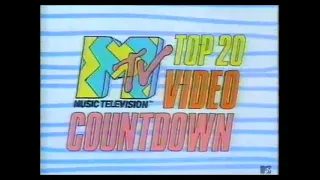 MTV Top 20 Countdown 📺 December 19th 1986