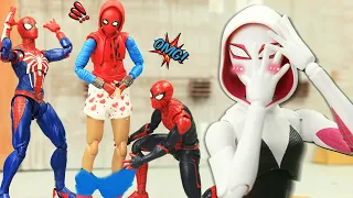 Spider-man Gets New Power On No Nut November | Figure Stop Motion