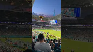 Hard Rock Stadium with the Miami Sunset is THE Most Beautiful Stadium in the NFL