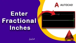 How to enter fractional inches in AutoCAD