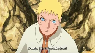 Boruto Escribe Tonto En La Cara De Naruto