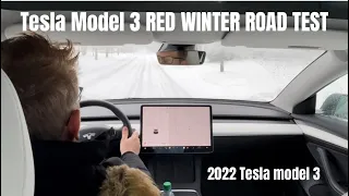 Tesla model 3 RWD Winter Driving Review