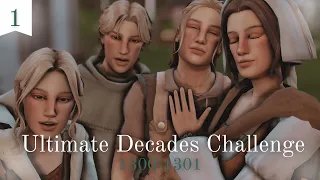 Sims 4 Ultimate Decades Challenge Ep.1 | 1300-1301 | Meet the Hastings