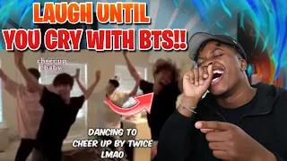 REACTING TO ‘LAUGH UNTIL YOU CRY WITH BTS’ FOR THE FIRST TIME!!! **I BET YOU’LL CRY!**