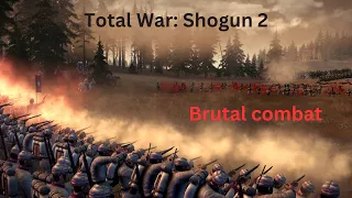 Total War: Shogun 2 is still brutal. The conflict between modernity and tradition.