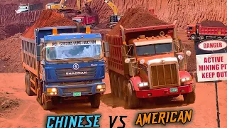 American Heavy Haulers vs Chinese Trucks: Bauxite Mining Challenge EP.2