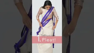 Saree Hacks | Perfect Hip Pleats | #shorts