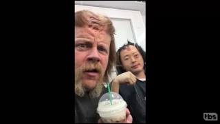 Conan and Steve Joung after walking dead death