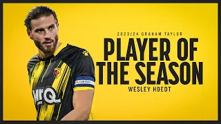 Crunching Tackles, Diagonals & THAT Stunning Strike 👊 | Wesley Hoedt 2023/24 Player Of The Season