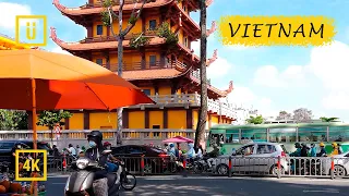 Walking in Vietnam. Dive into the depth of District 3. Saigon city walk. Binaural Audio [4K walking]