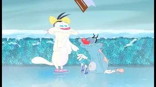 Oggy and the Cockroaches  | The Ice Rink S01 Full Episode in HD | Snow mode
