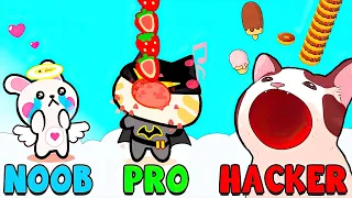 CUTE AND SINGING PETS! 🙀 NOOB vs PRO vs HACKER in Duet Friends: Pet Music Games