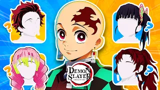 ONLY TRUE FANS CAN GUESS DEMON SLAYER HAIR 👺✂️ Demon Slayer: Kimetsu no Yaiba 🐗 PART 1