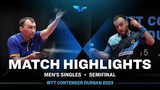 Yaroslav Zhmudenko vs Simon Gauzy | MS SF | WTT Contender Durban 2023