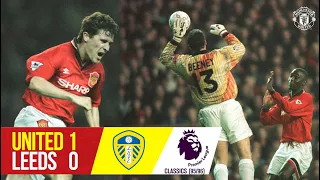 Manchester United 1-0 Leeds (95/96) | Premier League Classics | Keane Secures Priceless Win in 1996