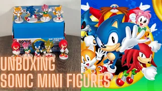 Sonic the Hedgehog Mini Figures Unboxing Review (Collect 9 + 1 RARE Glow in the Dark Super Sonic)
