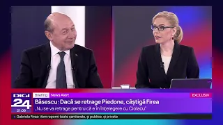 Băsescu este convins că Ciolacu va pierde PSD dacă Firea va câștiga Primăria Capitalei: Nu-l iartă