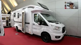 Giottiline Siena 395 Premiere edition RV Camper Van Ford CMT 2024 walkaround + interior A1816