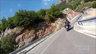 SH 20 Albania Mountain Road by Motorcycles Part 1