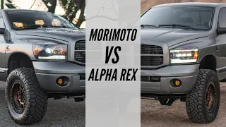 Alpha Rex Luxx VS Nova Vs Morimoto | Ram Headlight Comparison Review
