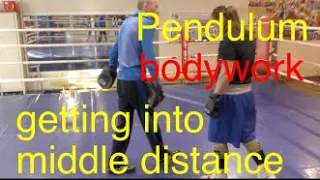 Boxing: pendulum, bodywork. How to get inside