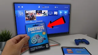 How to REDEEM FORTNITE V-BUCKS CODE ON PS4 (EASY METHOD)