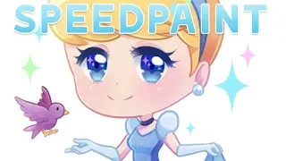 Cinderella Chibi Speedpaint