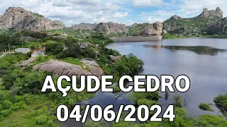 AÇUDE CEDRO DADOS ATUALIZADOS HOJE 04/06/2024 CEARÁ