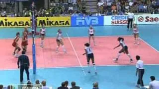 Russia vs USA World Championship 2002 volleyball