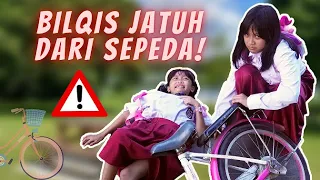 JATUH DARI SEPEDA KAKI BILQIS BERDARAH | BILQIS NANGIS KEJER JATUH BALAPAN SEPEDA | Mikael tubeHD