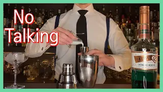 Bartender ASMR making 40 cocktails