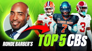 2024 NFL Draft Cornerback Rankings w/ Ronde Barber