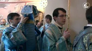 Освящение нижнего храма Феодоровского собора