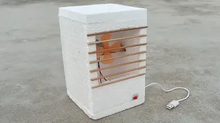 how to make a cooler fan at home - science project