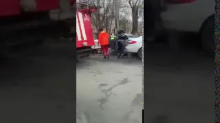 ДТП на перекрестке в Донецке 7 февраля