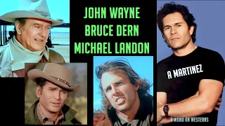What I learned from Bruce Dern! John Wayne! Michael Landon! THE COWBOYS & BONANZA with A Martinez!