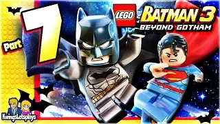 LEGO BATMAN 3 - Walkthrough Part 7 Cyborg saves Watch Tower! BOOYAH